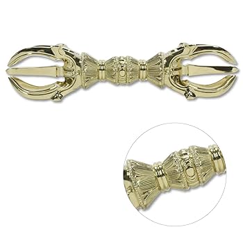 Amazon｜五鈷杵 16.3cm 真言宗 密教法具 金剛杵 真鍮 日本製